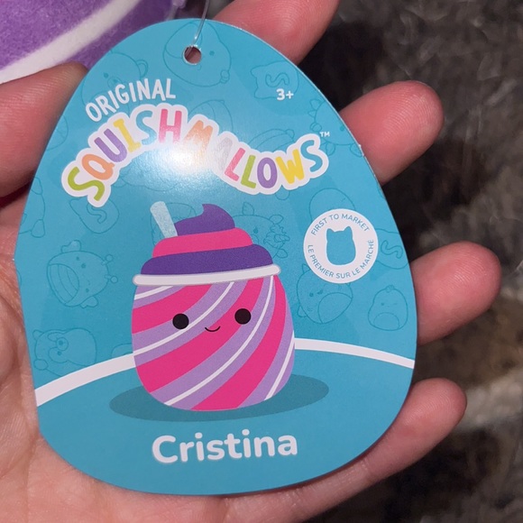 NWT Cristina The Slushy Pink, Purple & White With Sparkly Straw. First To Market - Picture 3 of 4